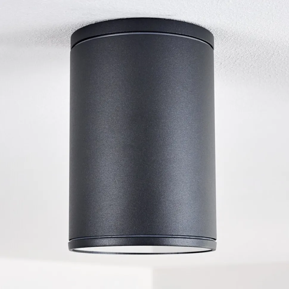Plafonnier Agua Noir, 1 Lumiere