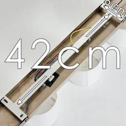 Plafonnier Alsen Nickel Mat, 4 Lumieres