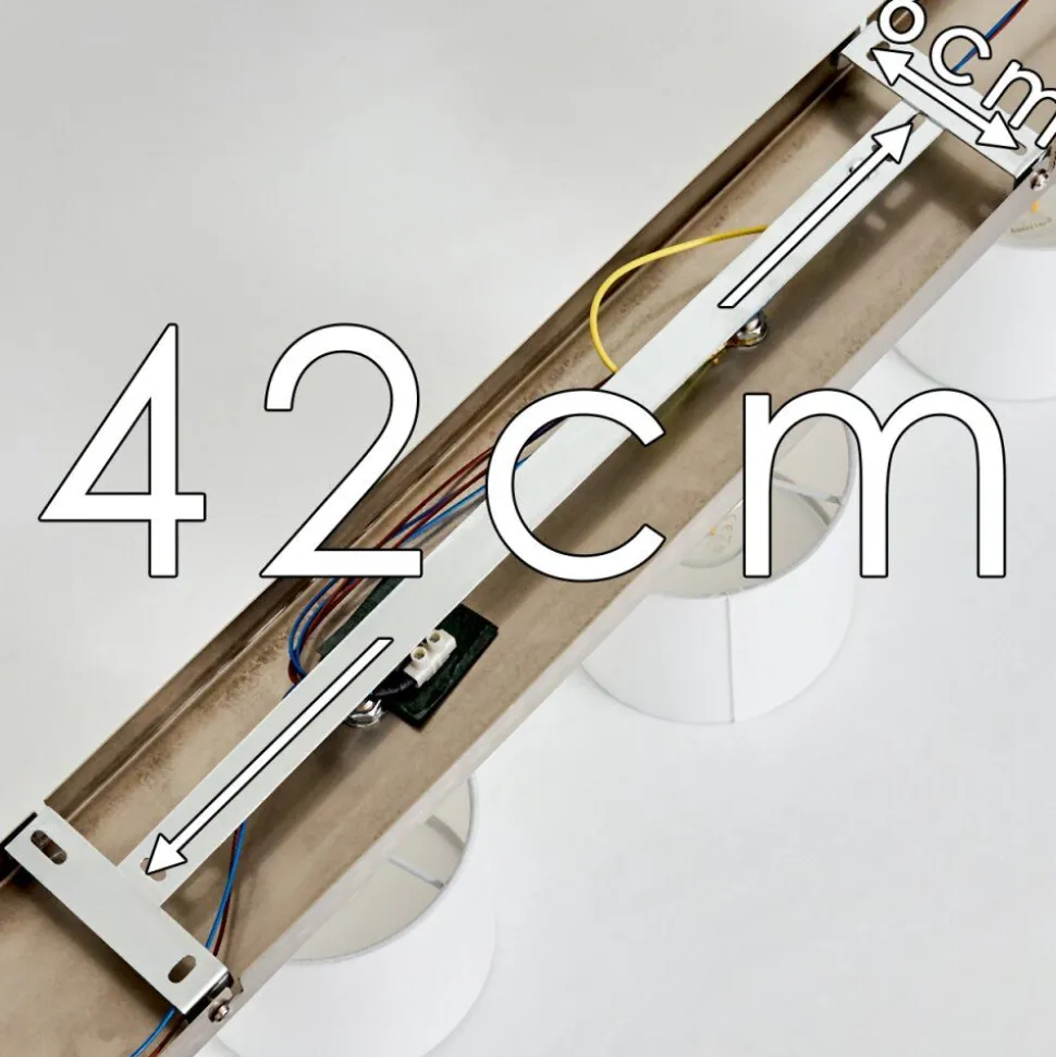 Plafonnier Alsen Nickel Mat, 4 Lumieres