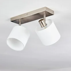 Plafonnier Alsen Nickel Mat, 2 Lumieres