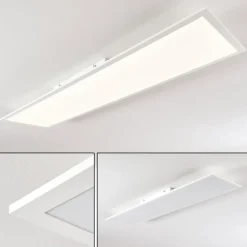 Plafonnier Antria Led Blanc, 1 Lumiere