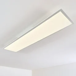 Plafonnier Antria Led Blanc, 1 Lumiere, Telecommandes, Changeur De Couleurs