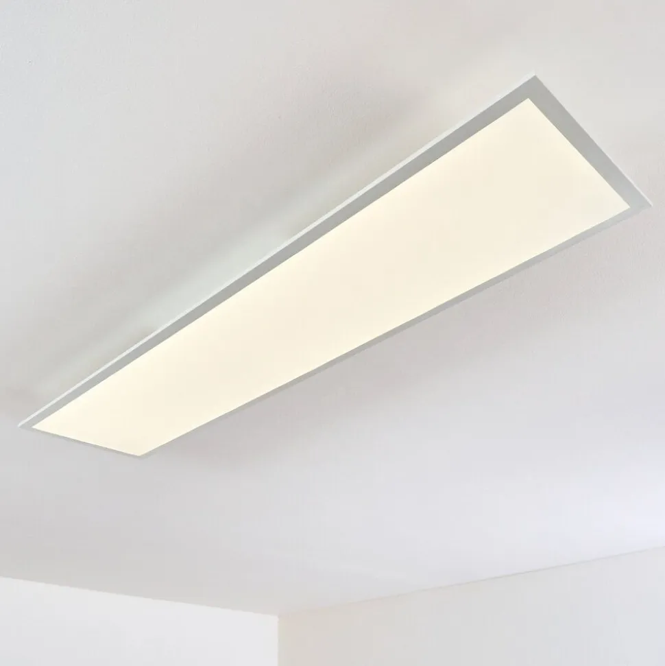 Plafonnier Antria Led Blanc, 1 Lumiere, Telecommandes, Changeur De Couleurs
