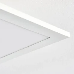 Plafonnier Antria Led Blanc, 1 Lumiere, Telecommandes, Changeur De Couleurs