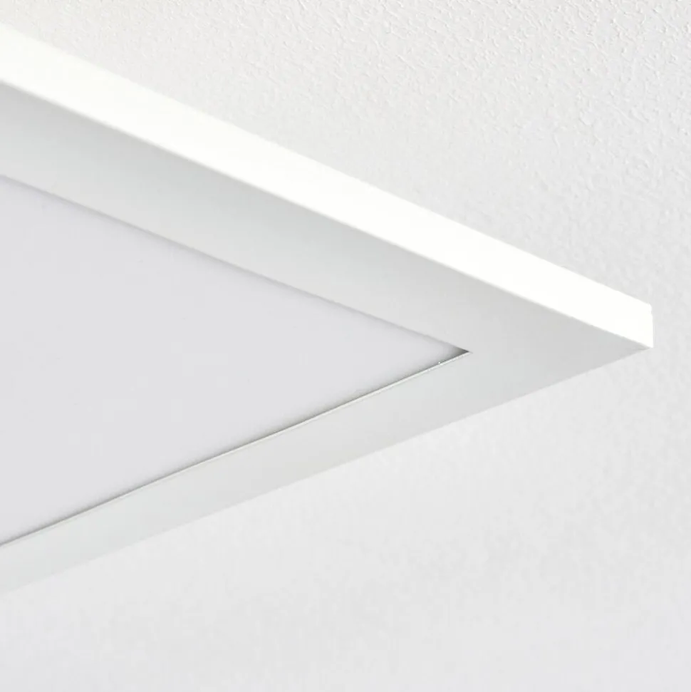 Plafonnier Antria Led Blanc, 1 Lumiere, Telecommandes, Changeur De Couleurs