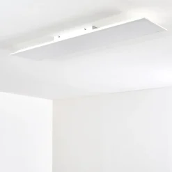 Plafonnier Antria Led Blanc, 1 Lumiere, Telecommandes, Changeur De Couleurs