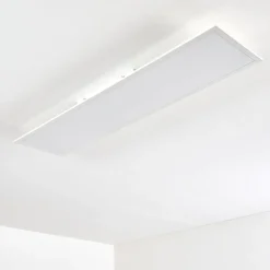 Plafonnier Antria Led Blanc, 1 Lumiere, Telecommandes, Changeur De Couleurs