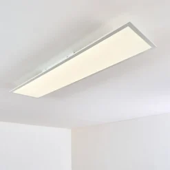 Plafonnier Antria Led Blanc, 1 Lumiere, Telecommandes, Changeur De Couleurs