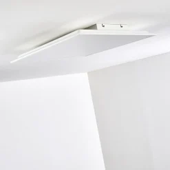 Plafonnier Antria Led Blanc, 1 Lumiere, Telecommandes, Changeur De Couleurs
