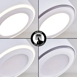 Plafonnier Appleton Led Blanc, 1 Lumiere