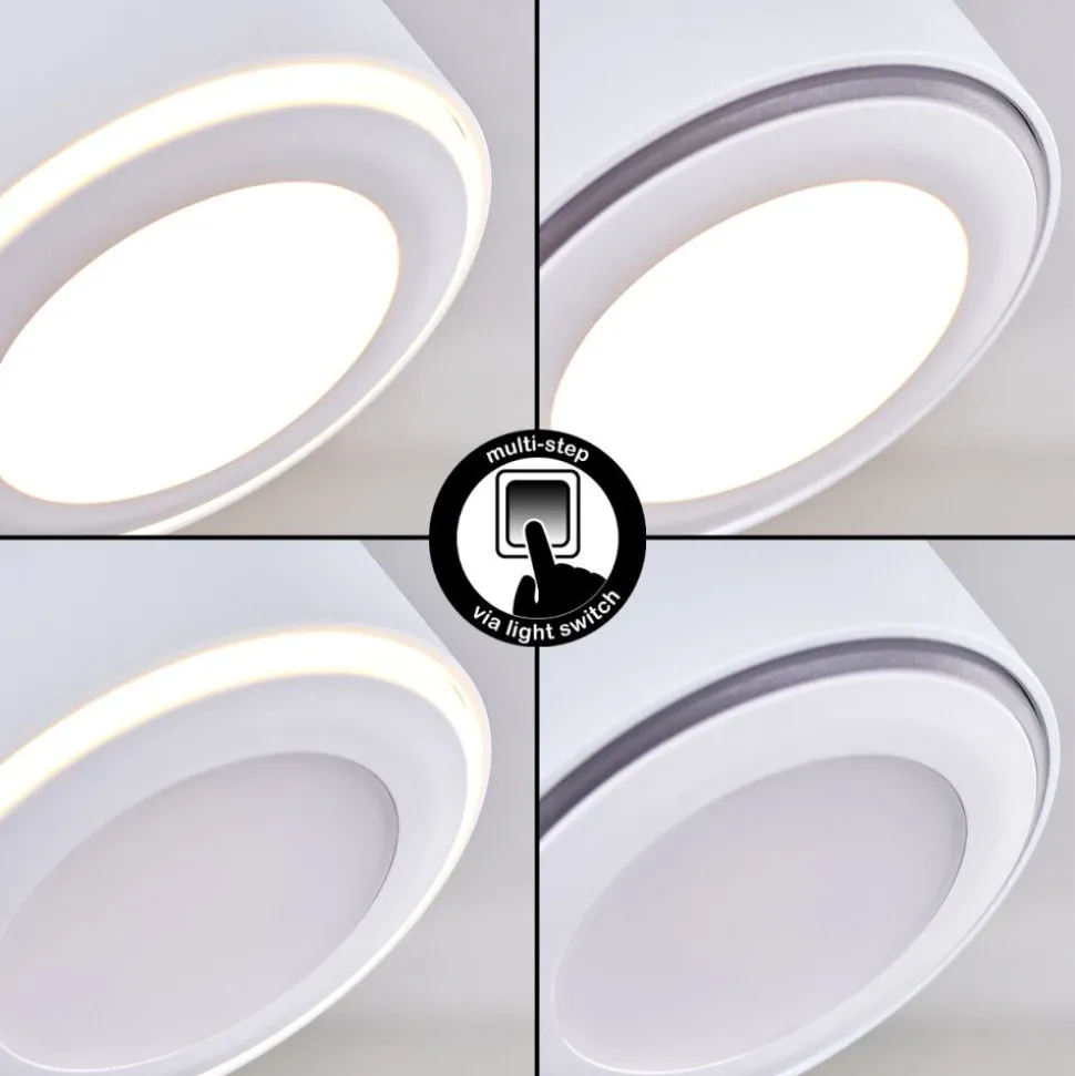 Plafonnier Appleton Led Blanc, 1 Lumiere