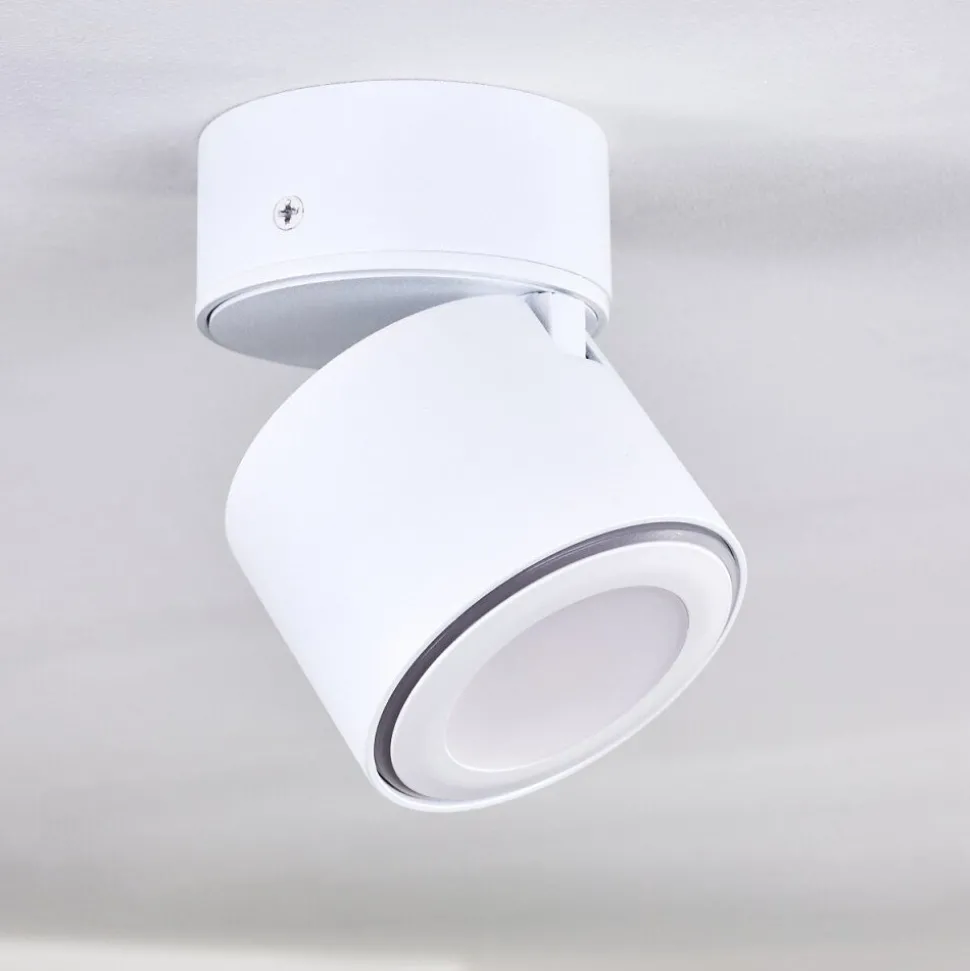 Plafonnier Appleton Led Blanc, 1 Lumiere
