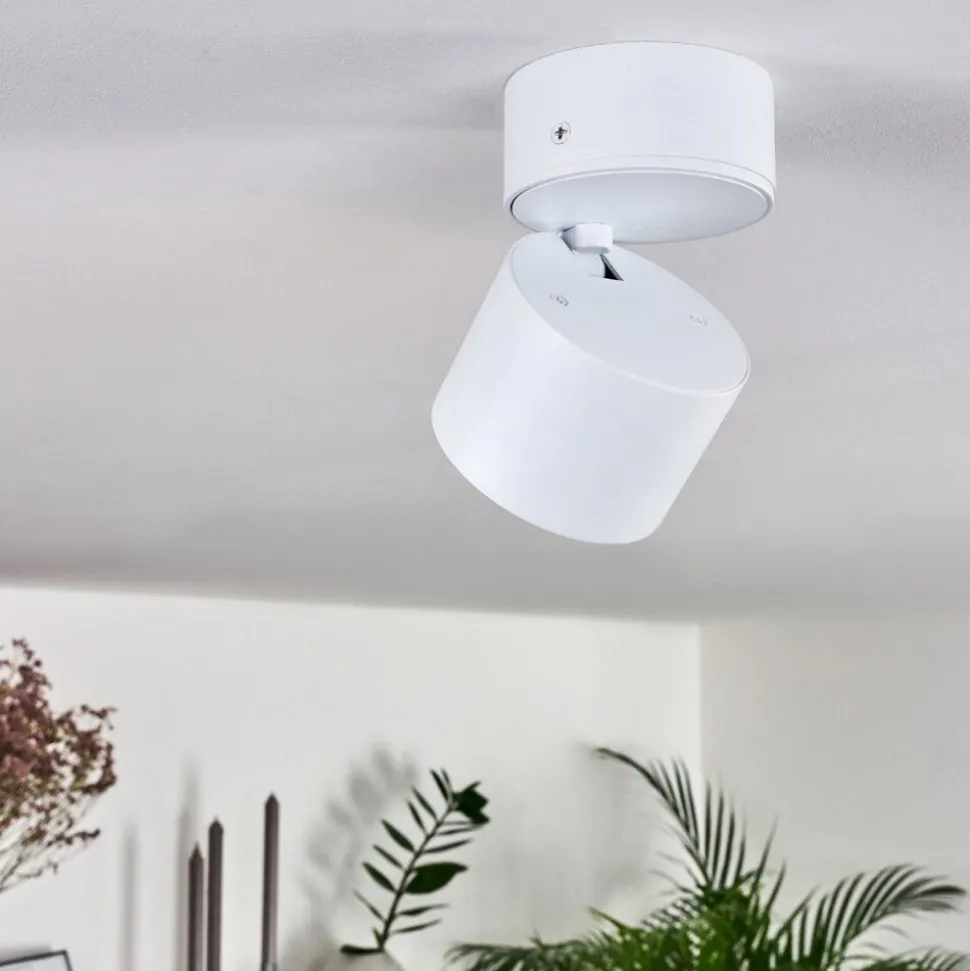 Plafonnier Appleton Led Blanc, 1 Lumiere