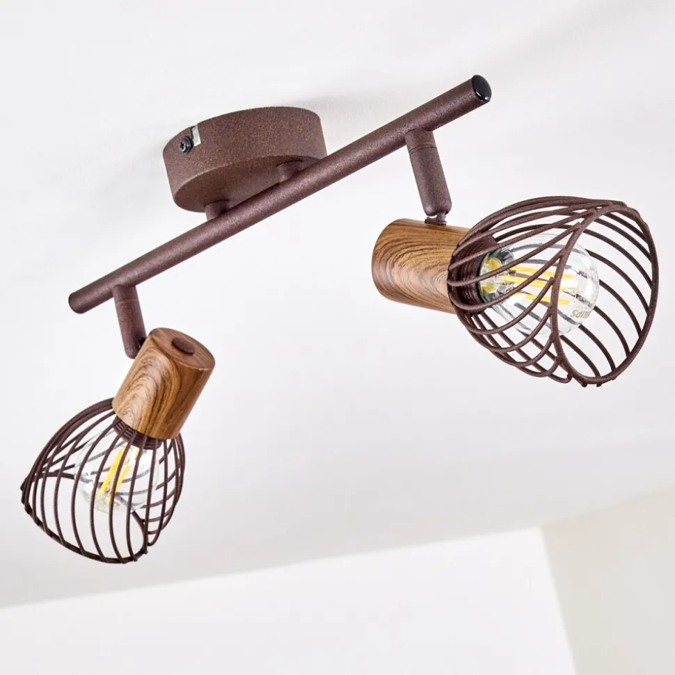 Plafonnier Arjen Rouille, 2 Lumieres