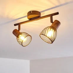 Plafonnier Arjen Rouille, 2 Lumieres