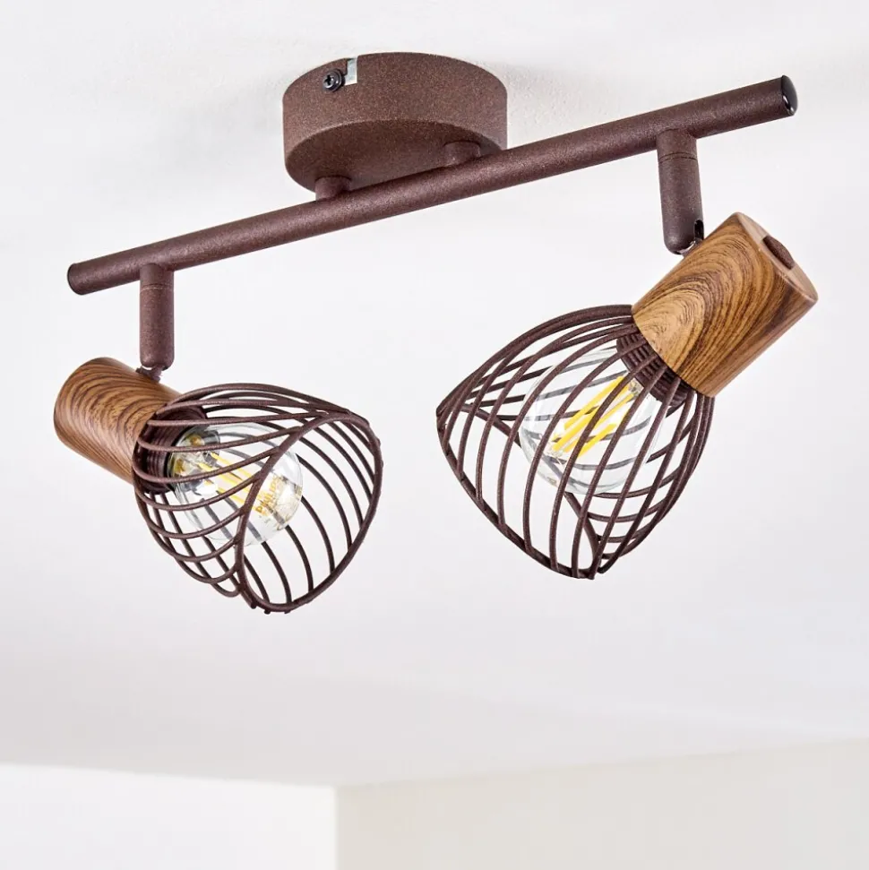 Plafonnier Arjen Rouille, 2 Lumieres