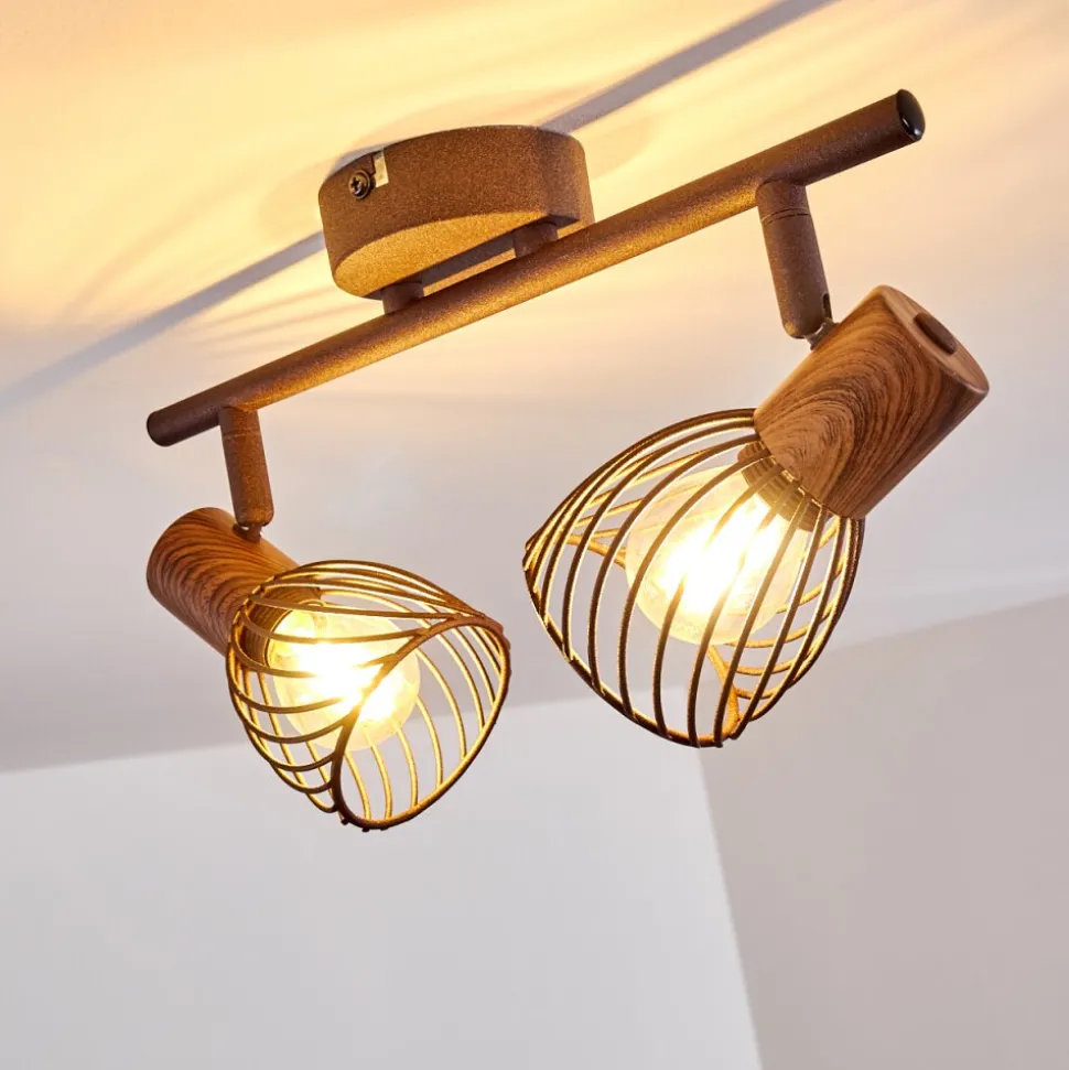 Plafonnier Arjen Rouille, 2 Lumieres