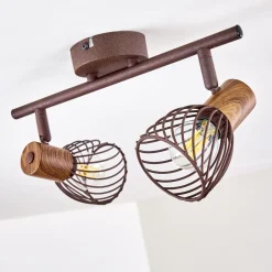 Plafonnier Arjen Rouille, 2 Lumieres