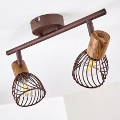 Plafonnier Arjen Rouille, 2 Lumieres