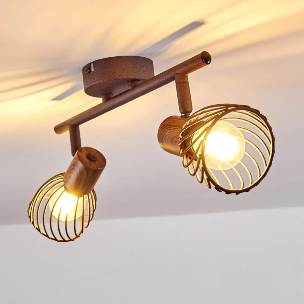 Plafonnier Arjen Rouille, 2 Lumieres