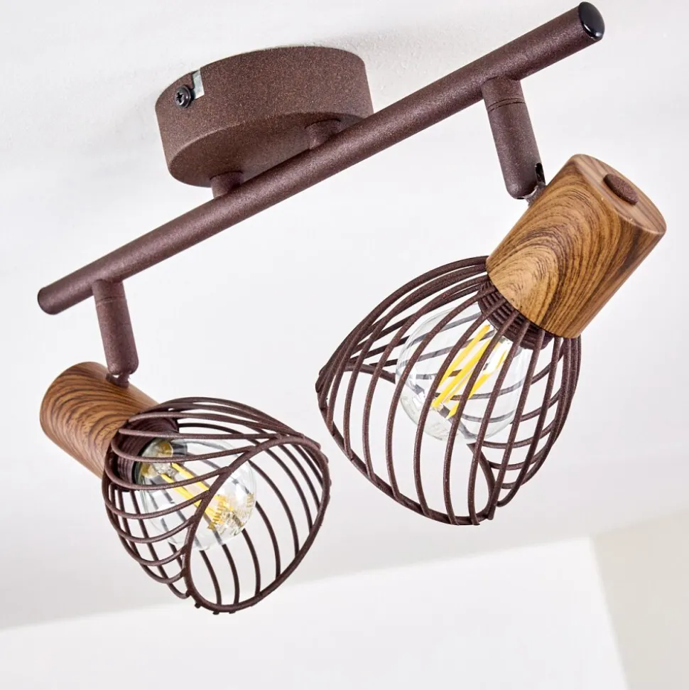 Plafonnier Arjen Rouille, 2 Lumieres