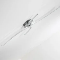 Plafonnier Askim Led Argente, 1 Lumiere