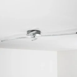Plafonnier Askim Led Argente, 1 Lumiere