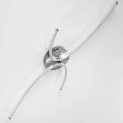 Plafonnier Askim Led Argente, 1 Lumiere