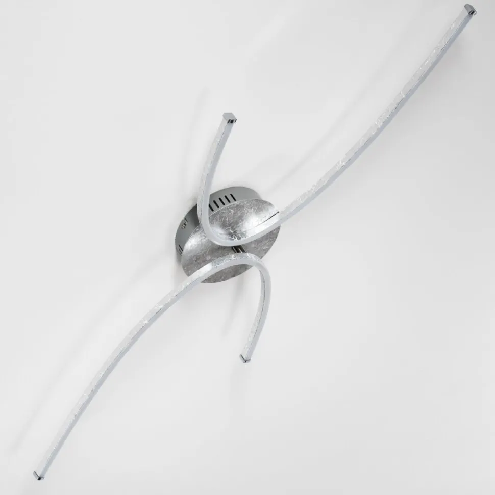 Plafonnier Askim Led Argente, 1 Lumiere