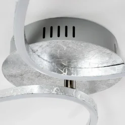Plafonnier Askim Led Argente, 1 Lumiere