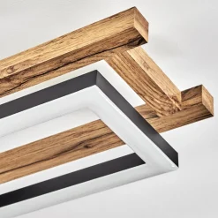 Plafonnier Ayajasco Led Ecru, Noir, 1 Lumiere