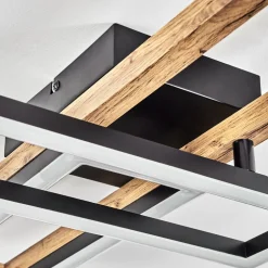 Plafonnier Ayajasco Led Ecru, Noir, 1 Lumiere