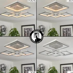 Plafonnier Bacolod Led Aluminium, 1 Lumiere