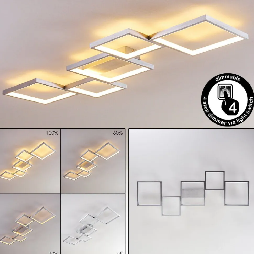 Plafonnier Bacolod Led Aluminium, 1 Lumiere
