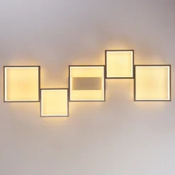 Plafonnier Bacolod Led Aluminium, 1 Lumiere