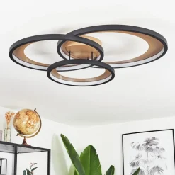 Plafonnier Baiyin Led Or, 1 Lumiere