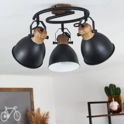 Plafonnier Banjul Noir, 3 Lumieres