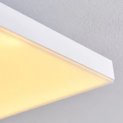 Plafonnier Bankura Led Blanc, 1 Lumiere, Telecommandes