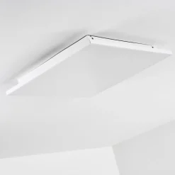 Plafonnier Bankura Led Blanc, 1 Lumiere, Telecommandes