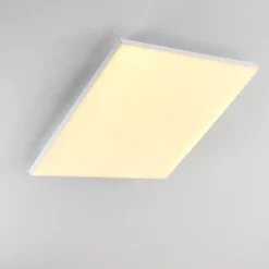 Plafonnier Bankura Led Blanc, 1 Lumiere, Telecommandes
