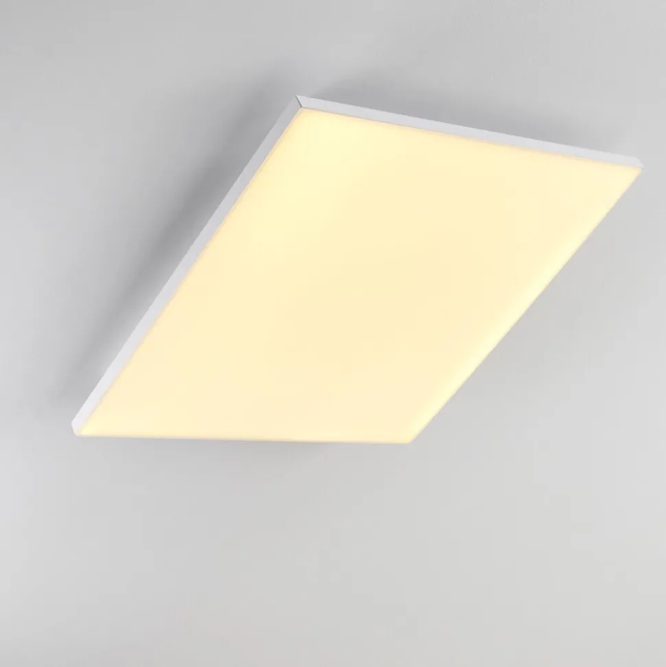 Plafonnier Bankura Led Blanc, 1 Lumiere, Telecommandes