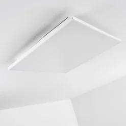 Plafonnier Bankura Led Blanc, 1 Lumiere, Telecommandes