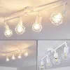 Plafonnier Baripada Blanc, 4 Lumieres