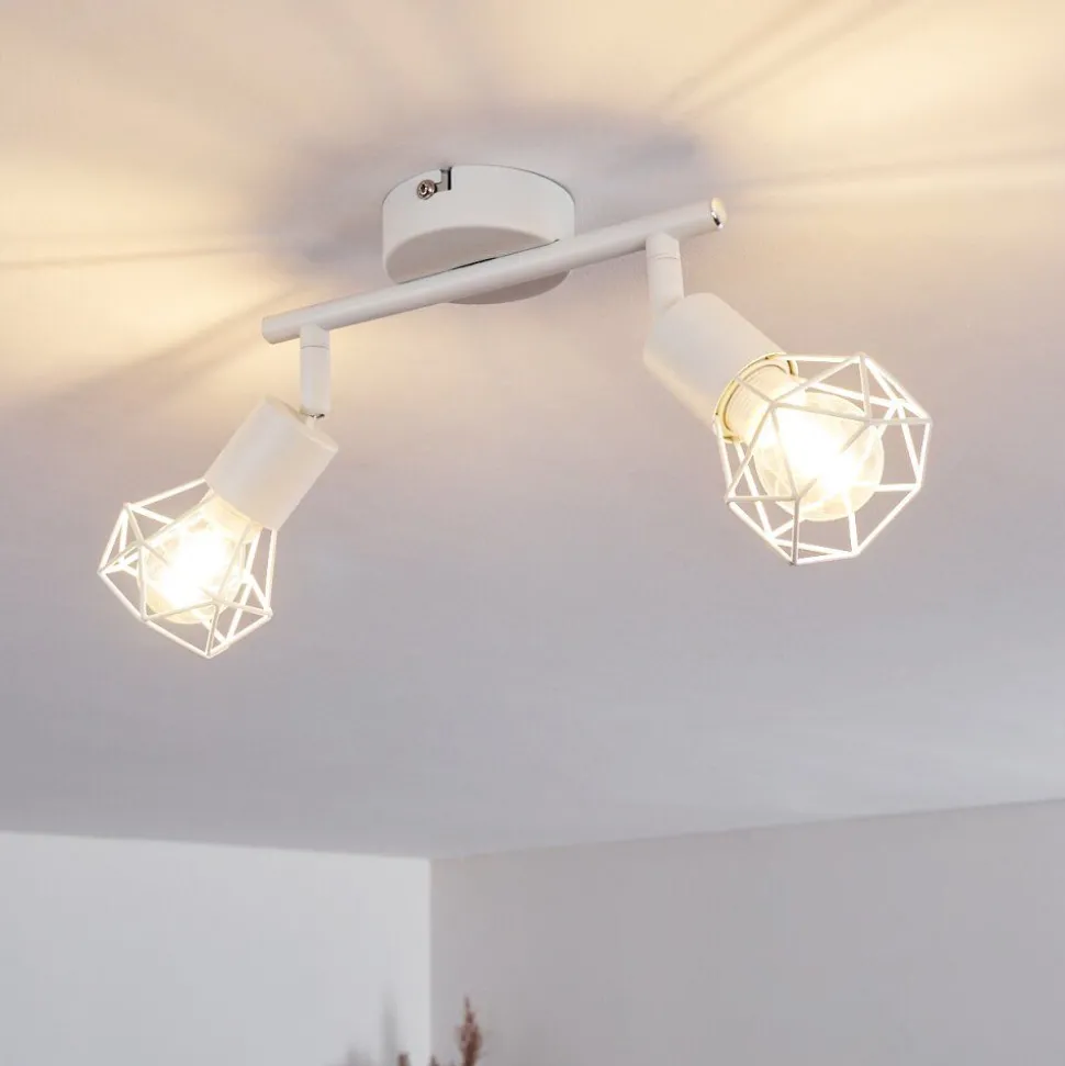 Plafonnier Baripada Blanc, 2 Lumieres