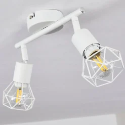 Plafonnier Baripada Blanc, 2 Lumieres
