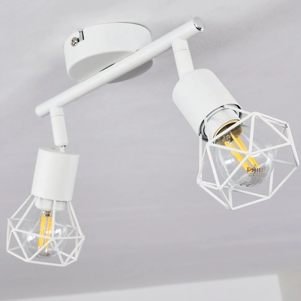 Plafonnier Baripada Blanc, 2 Lumieres