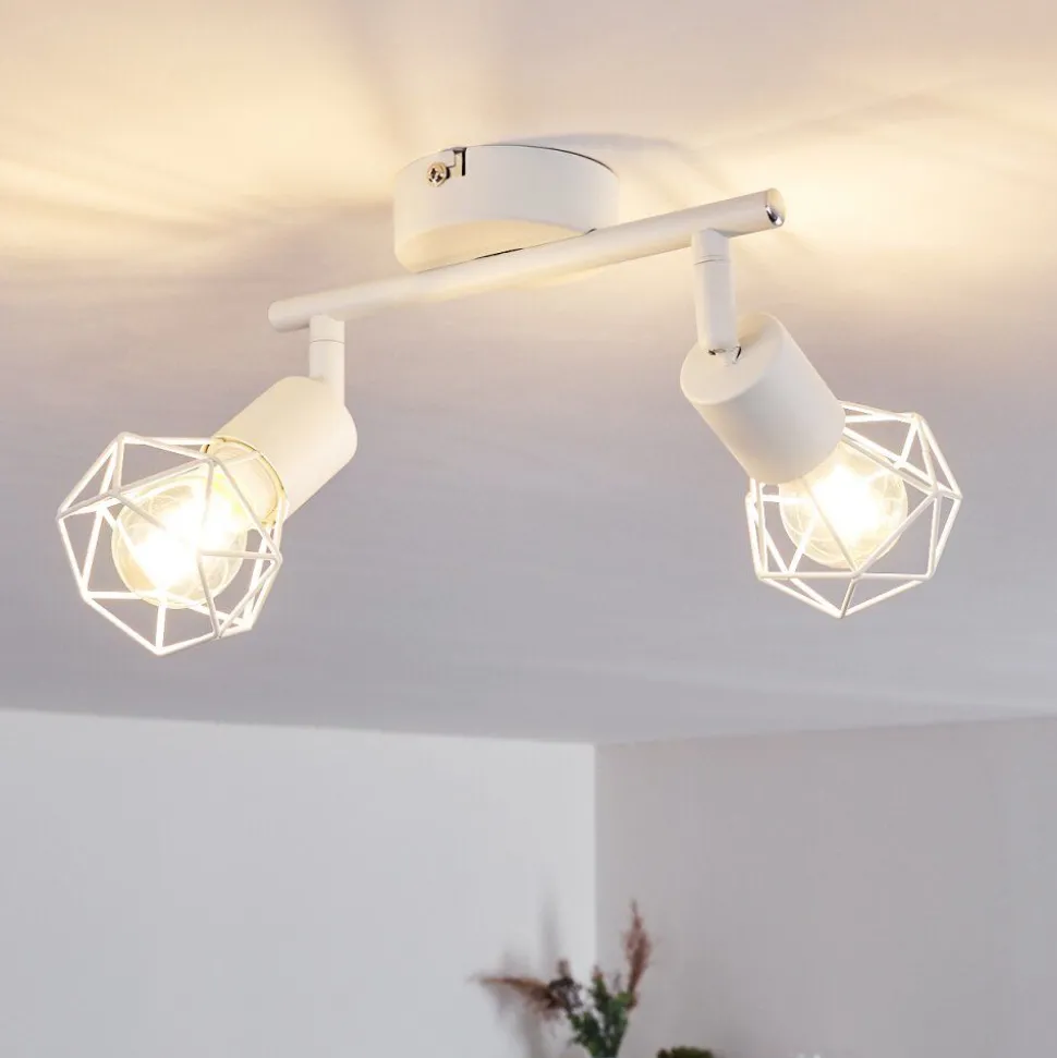 Plafonnier Baripada Blanc, 2 Lumieres