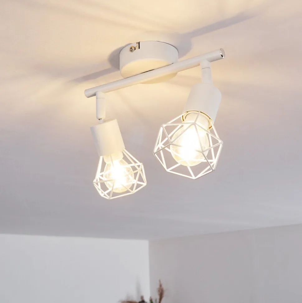 Plafonnier Baripada Blanc, 2 Lumieres