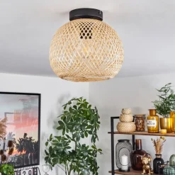 Plafonnier Bauro Ecru, 1 Lumiere
