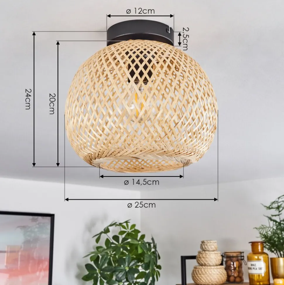 Plafonnier Bauro Ecru, 1 Lumiere